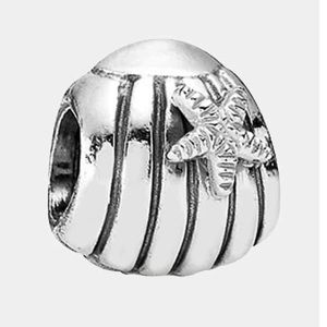 BUNDLE: Seashell Pandora Charm, Penguin & Starfish